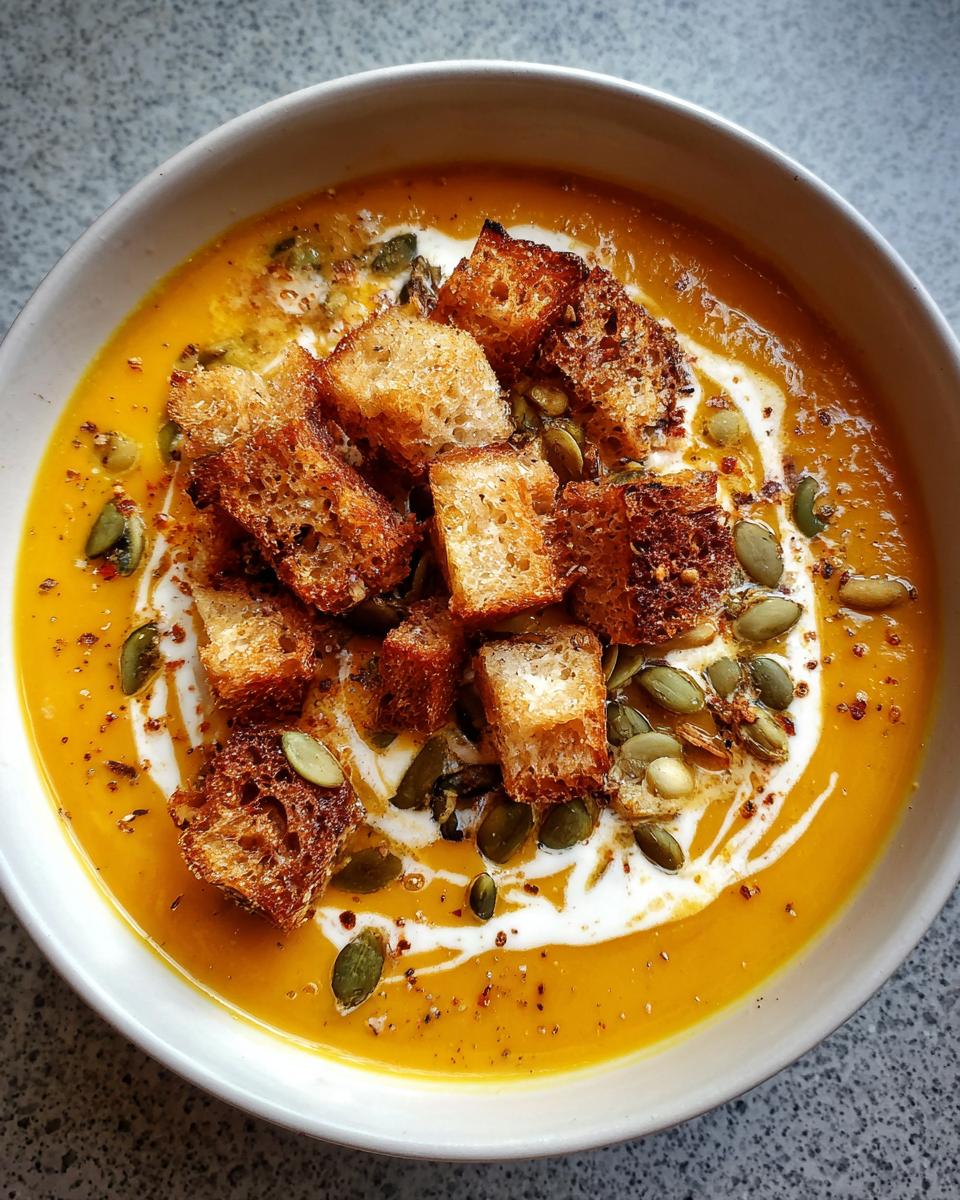 butternut squash soup - detail 2