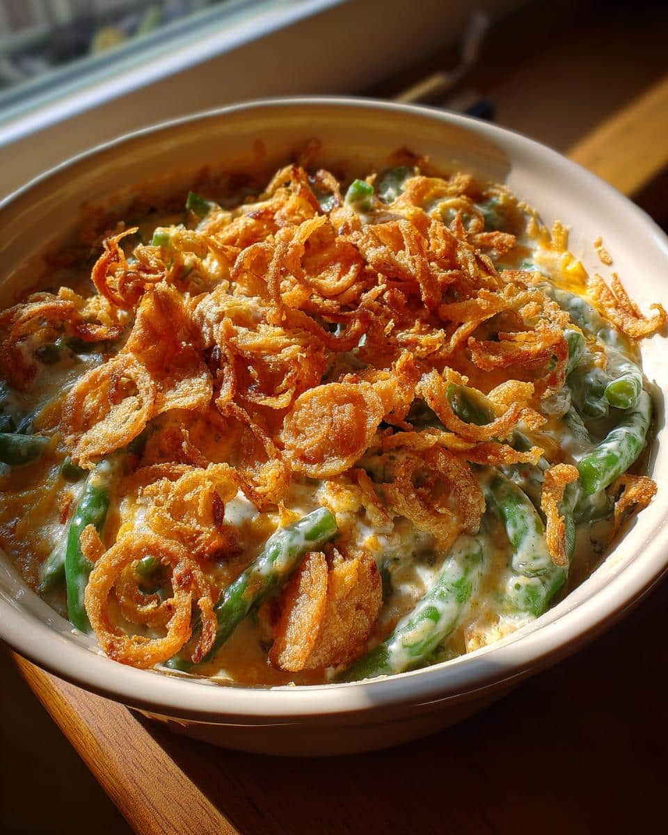 campbells green bean casserole - detail 1