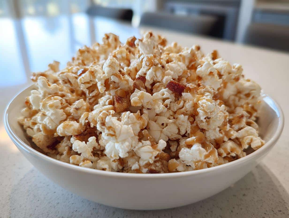 caramel apple popcorn