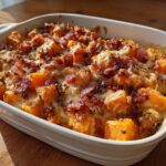 cheesy bacon butternut squash