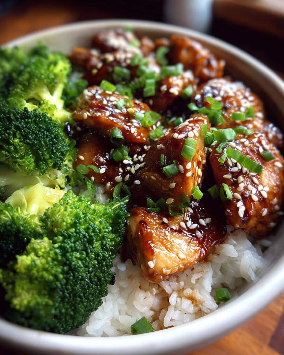 chicken teriyaki bowl - detail 2