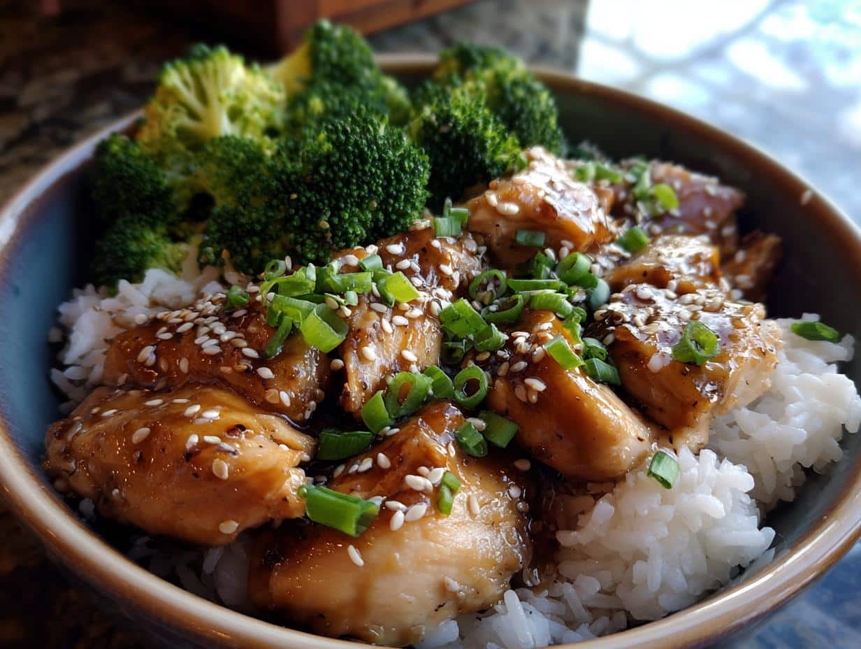 chicken teriyaki bowl