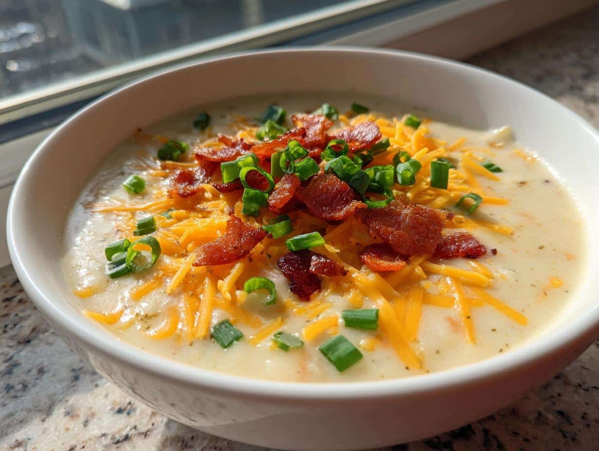 creamy loaded potato soup