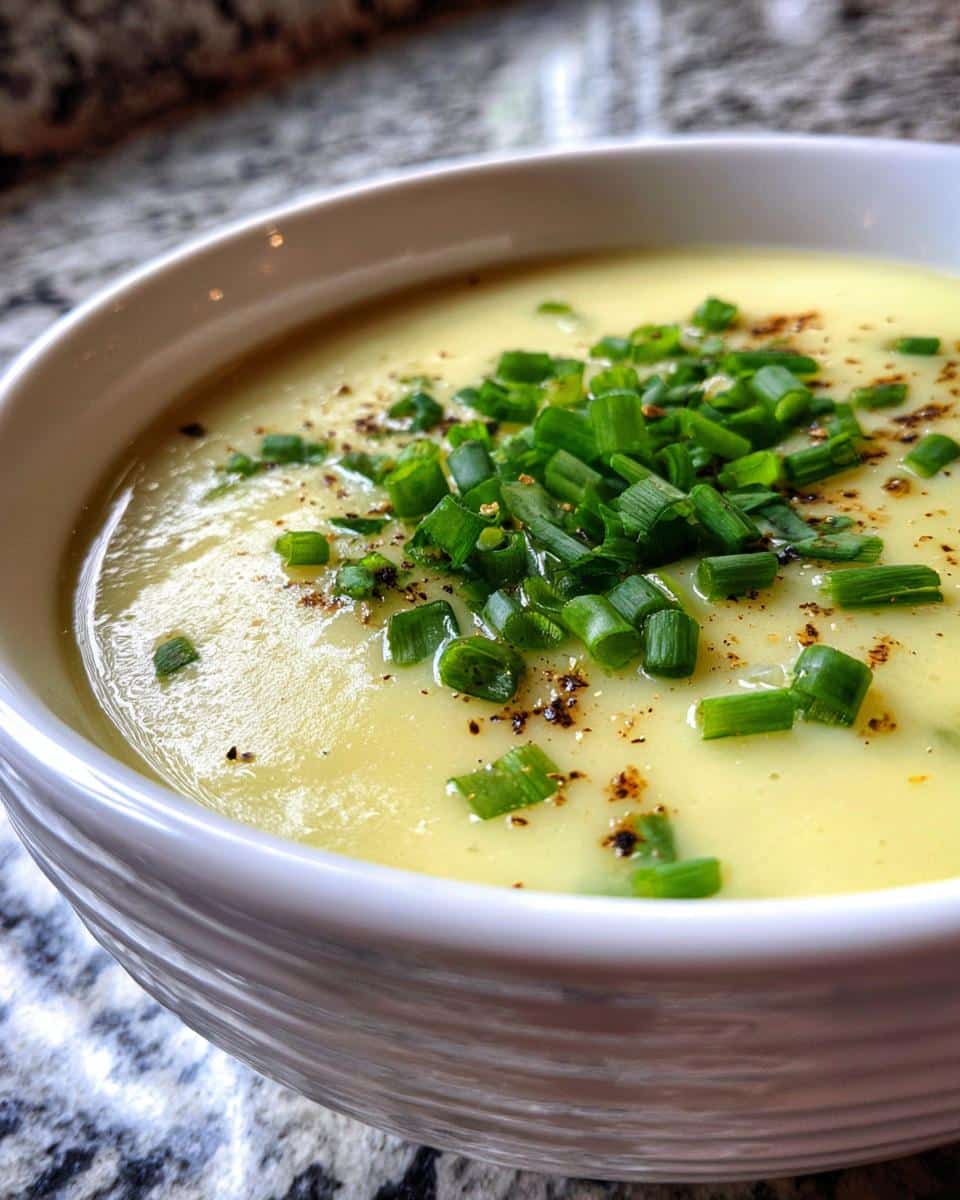 creamy potato soup - detail 1