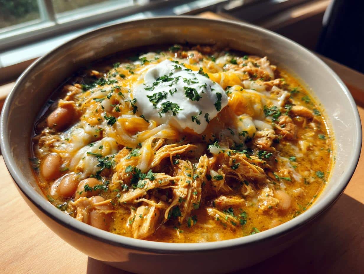 creamy white chicken chili