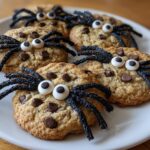 creepy spider cookies