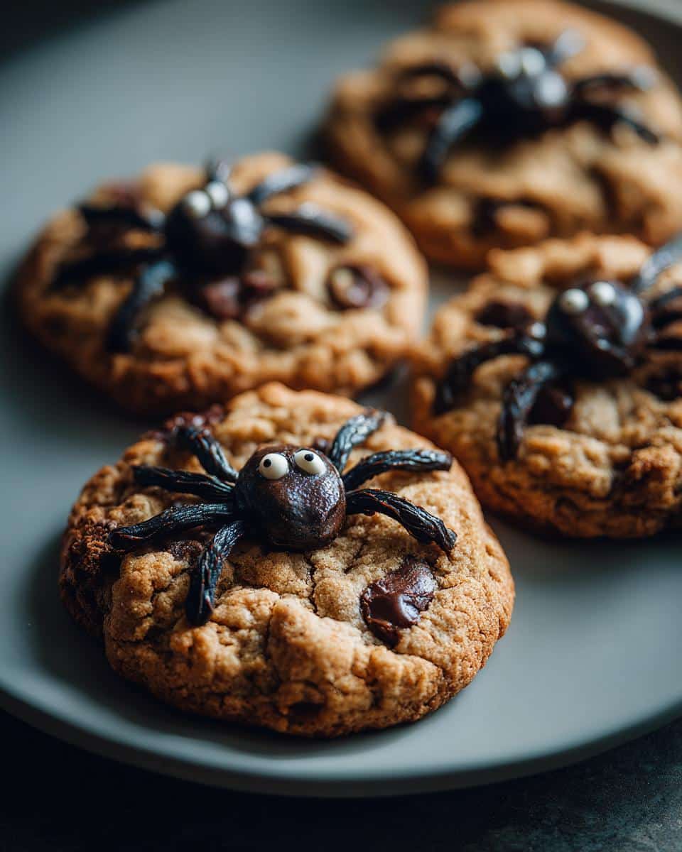 creepy spider cookies - detail 2