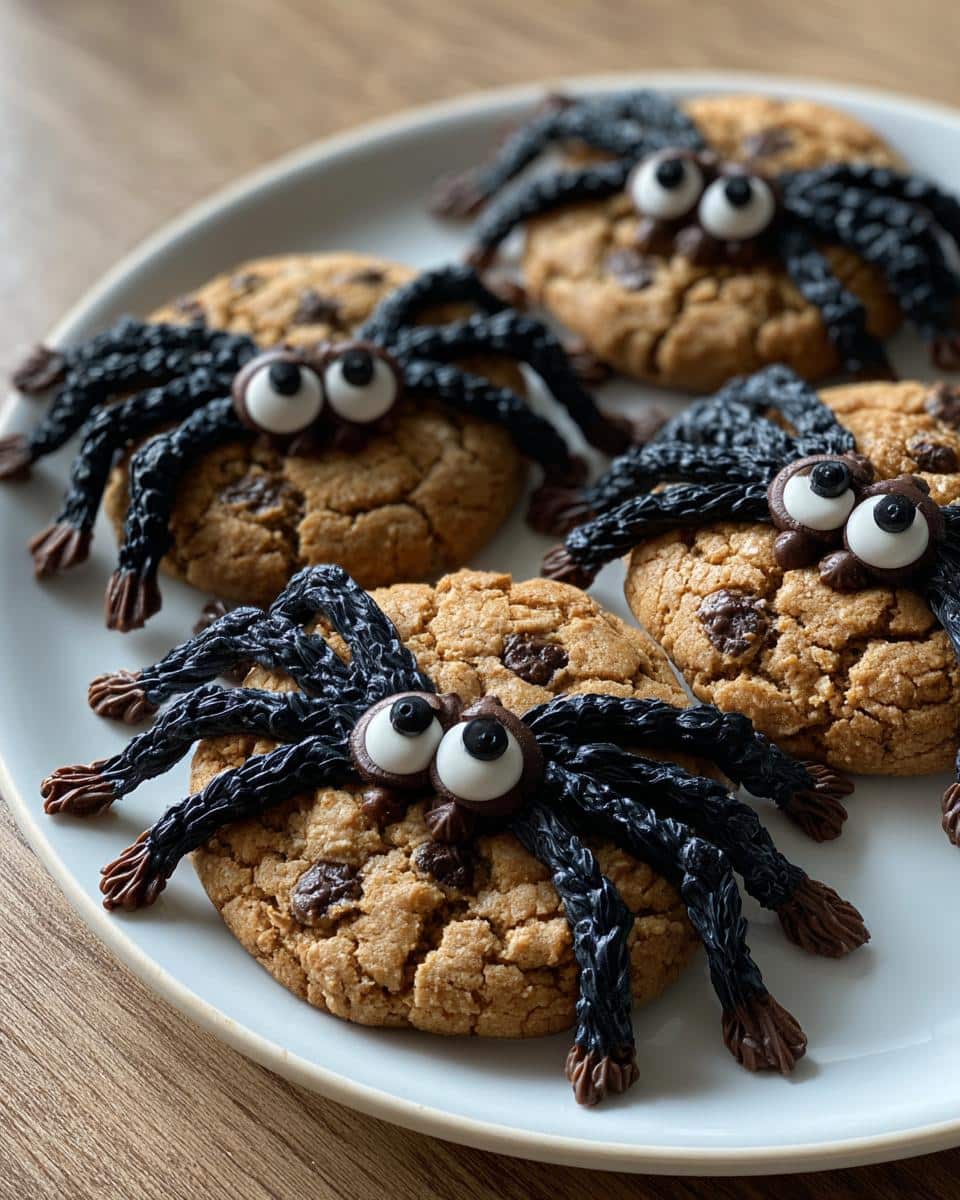 creepy spider cookies - detail 3
