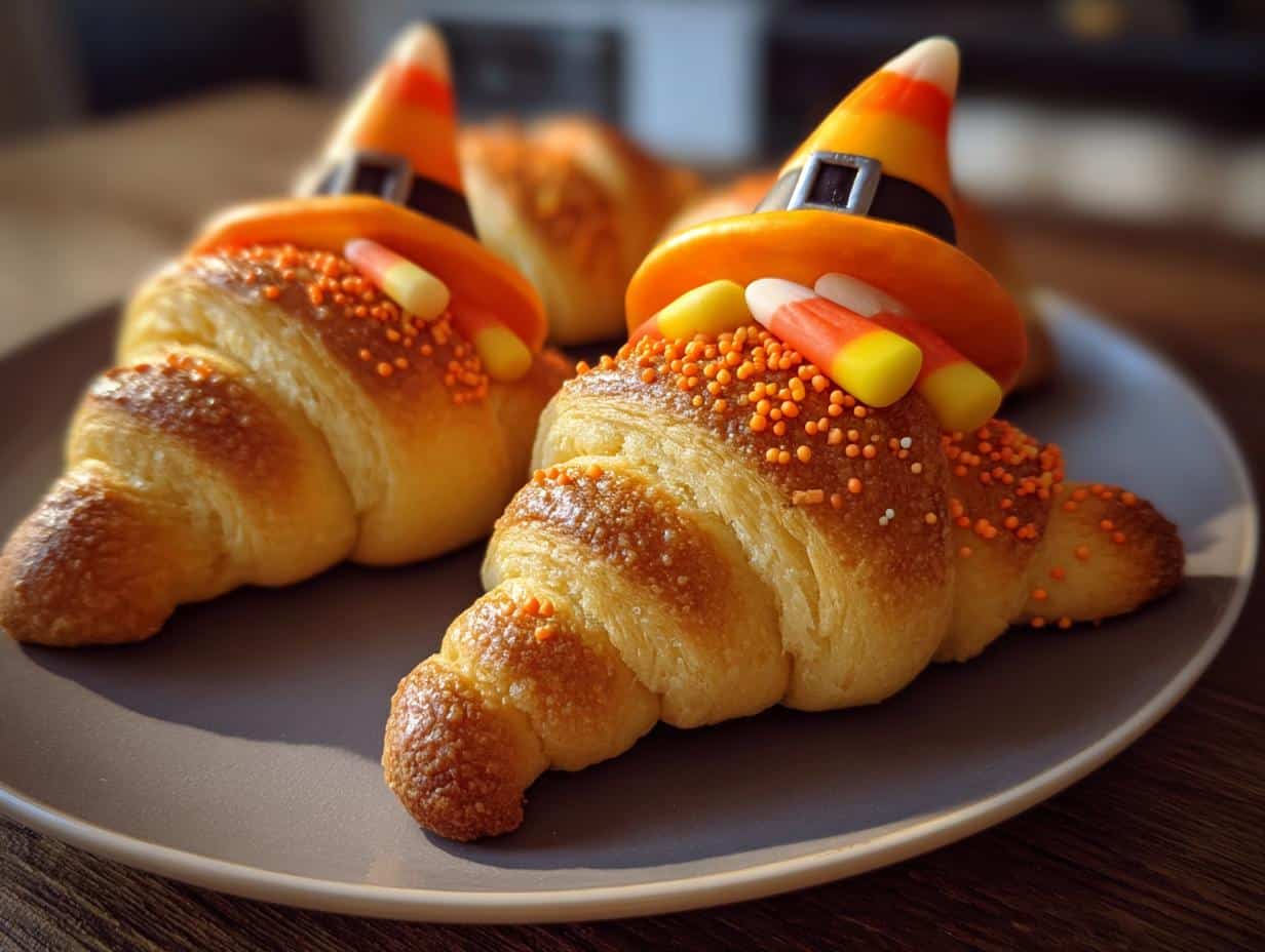 crescent roll witch hats