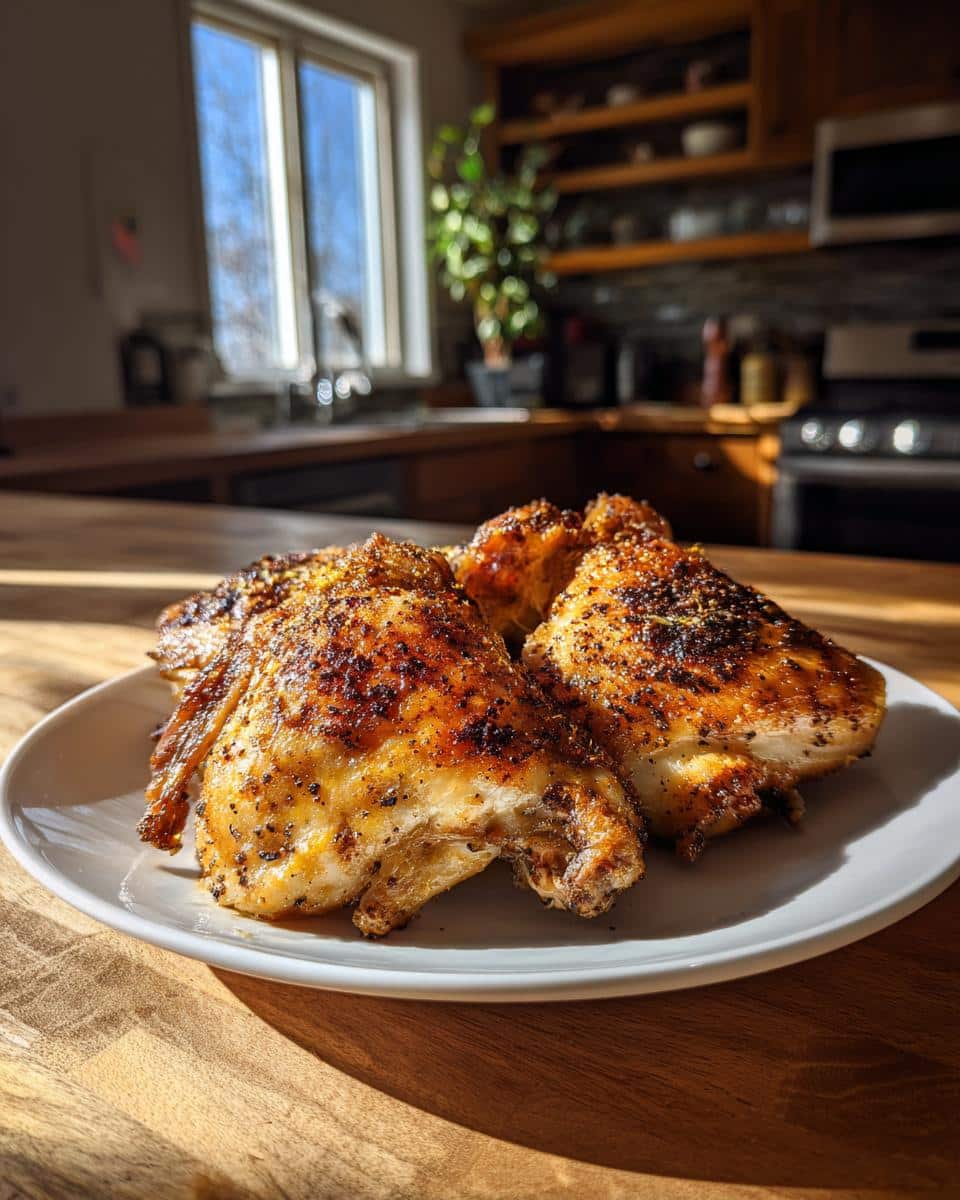 crispy skin chicken with yuzu koshō - detail 2