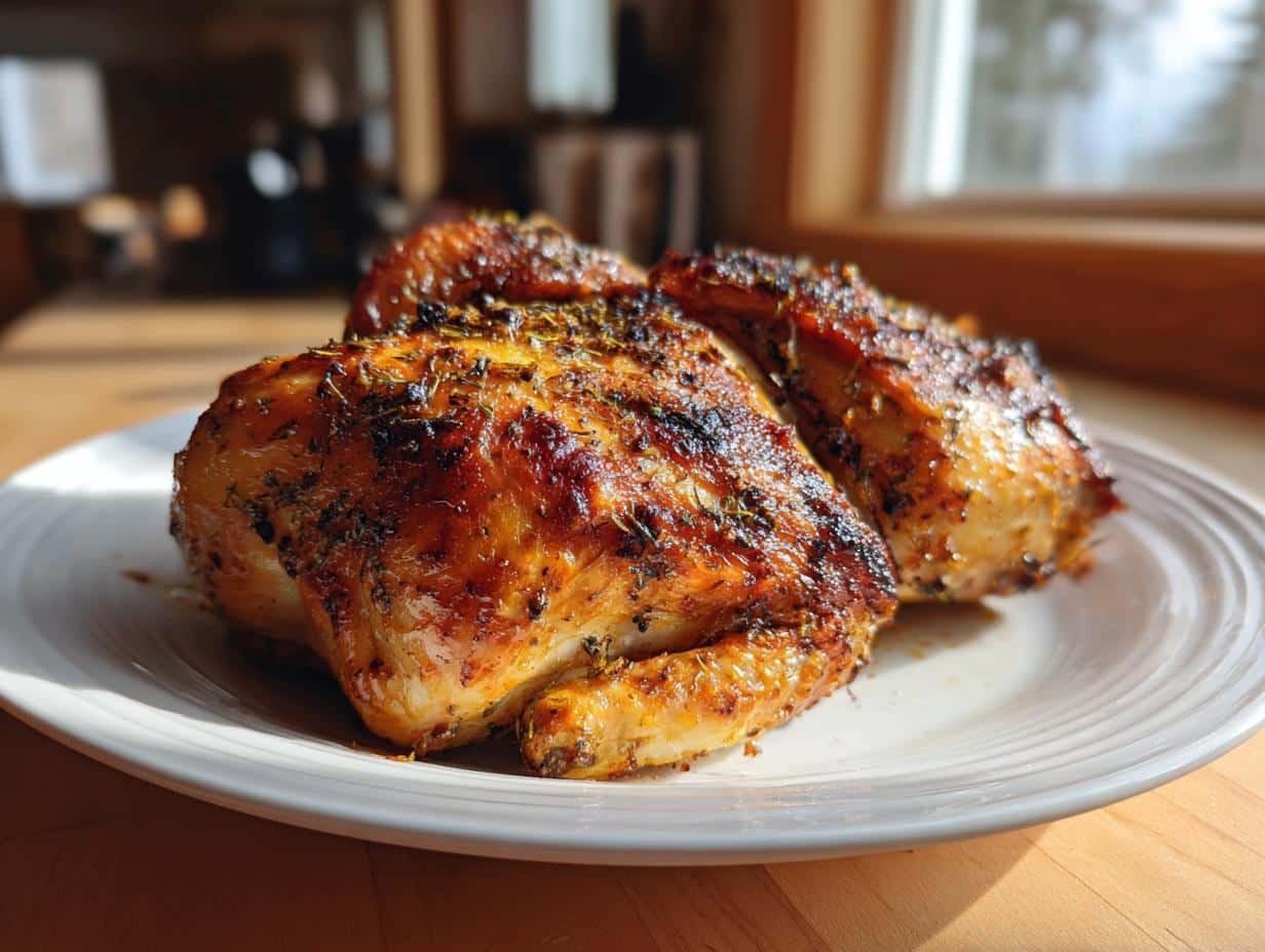 crispy skin chicken with yuzu koshō