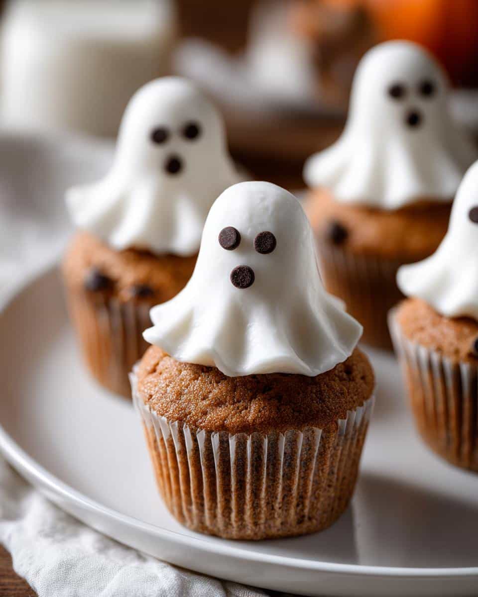 ghost cupcakes - detail 1