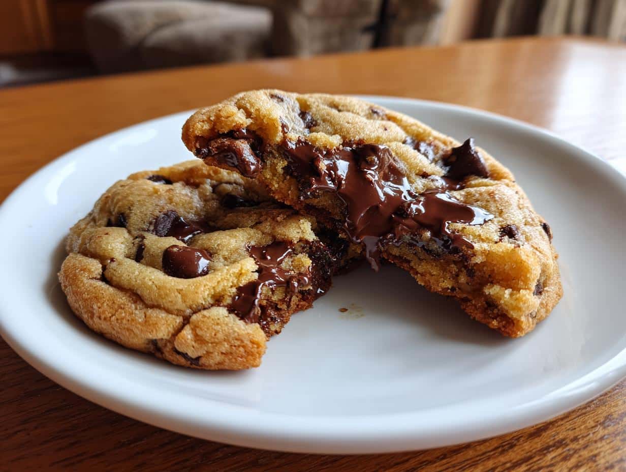 gooey chocolate chip cookies