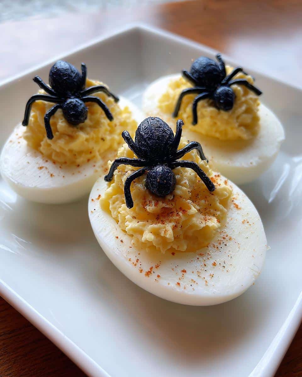 halloween deviled eggs - detail 1