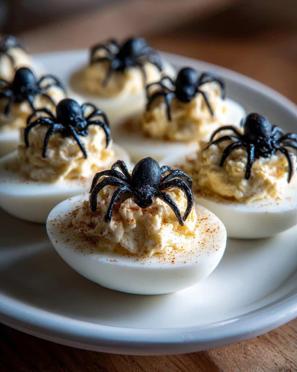 halloween deviled eggs - detail 2