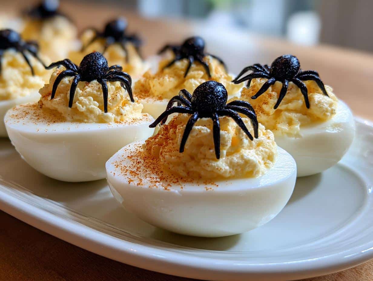 halloween deviled eggs