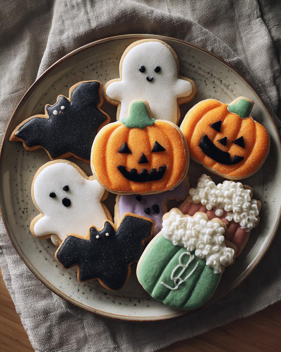 halloween sugar cookies - detail 2