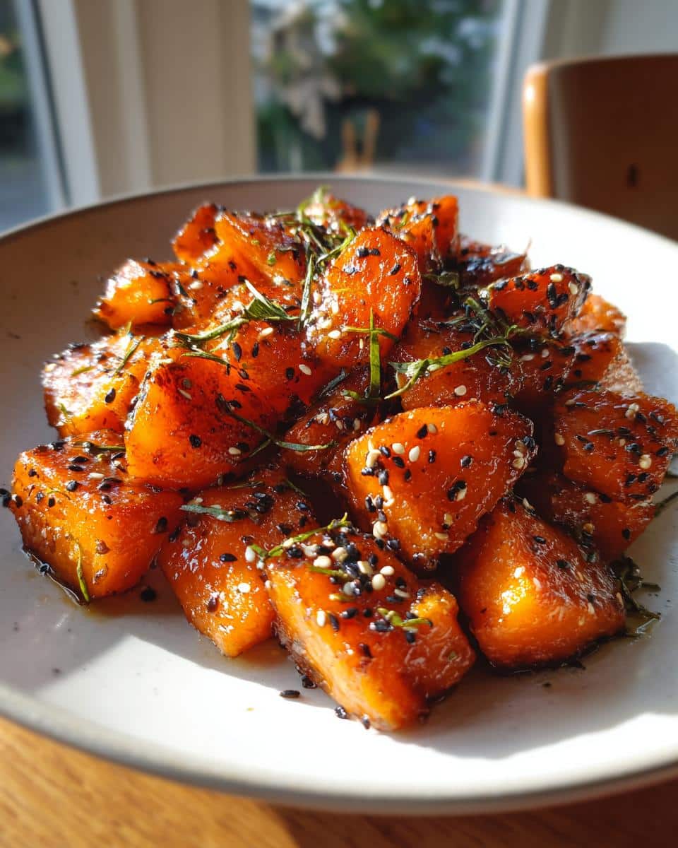 japanese candied sweet potatoes (daigaku imo) - detail 2