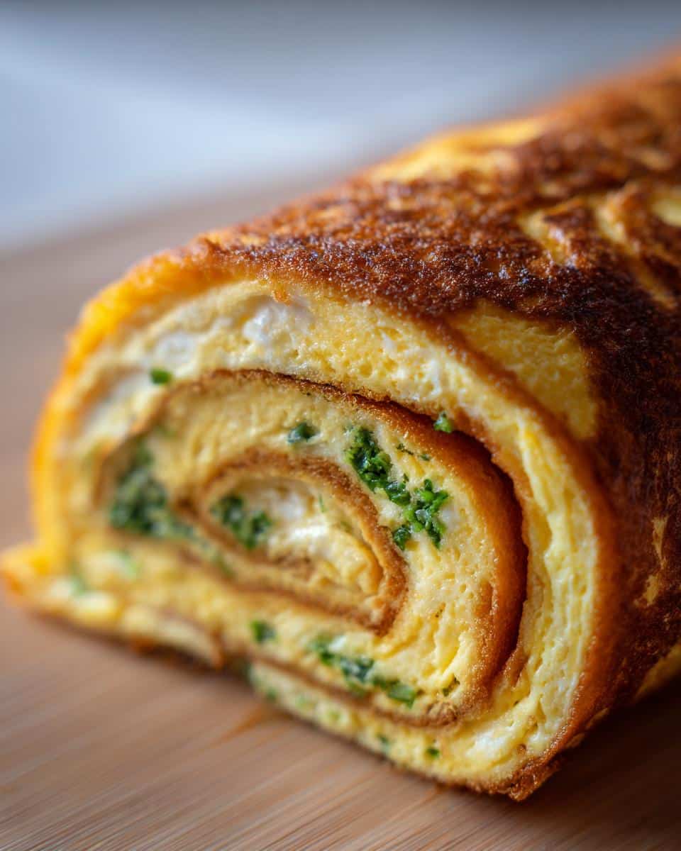 japanese omelette (tamagoyaki) - detail 2