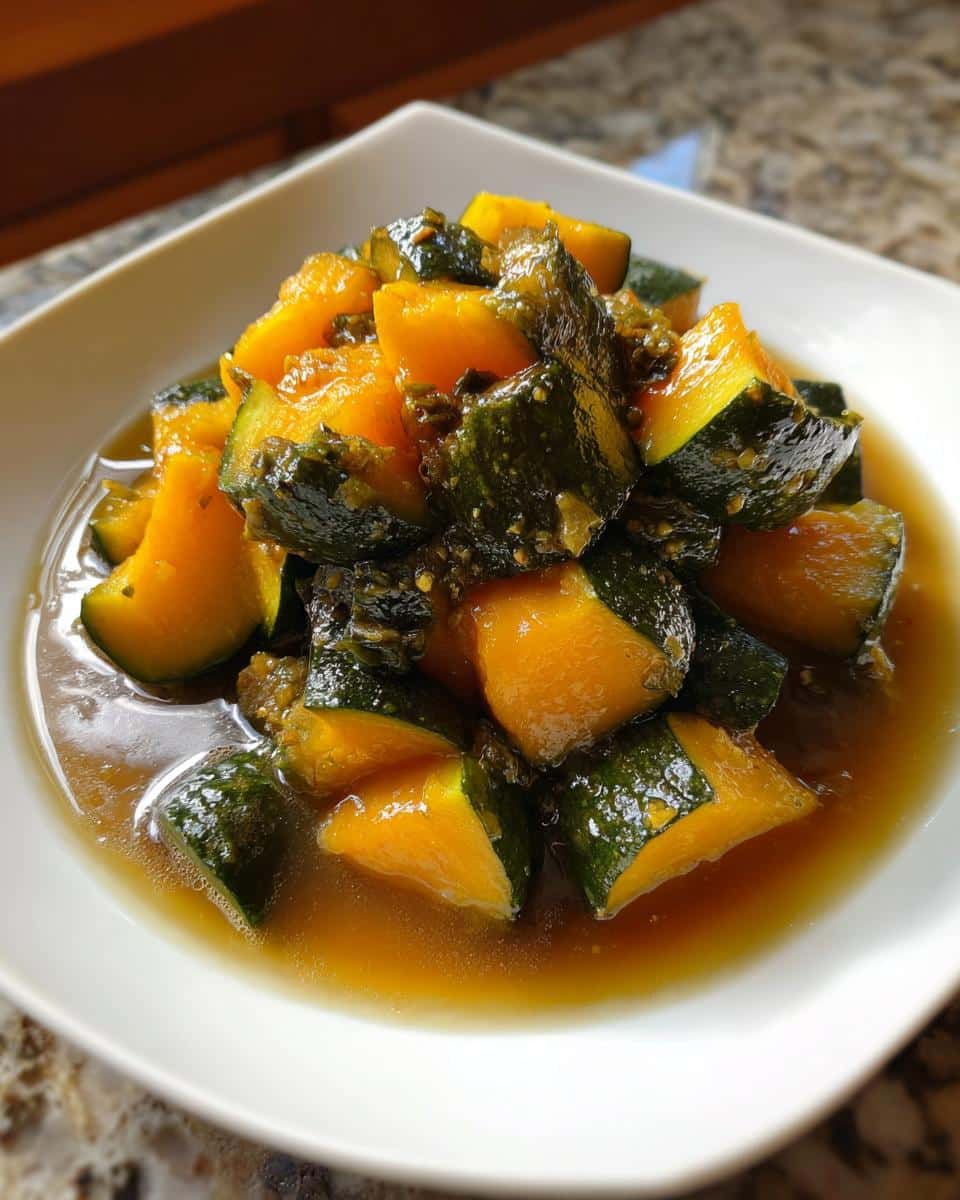japanese simmered kabocha - detail 3