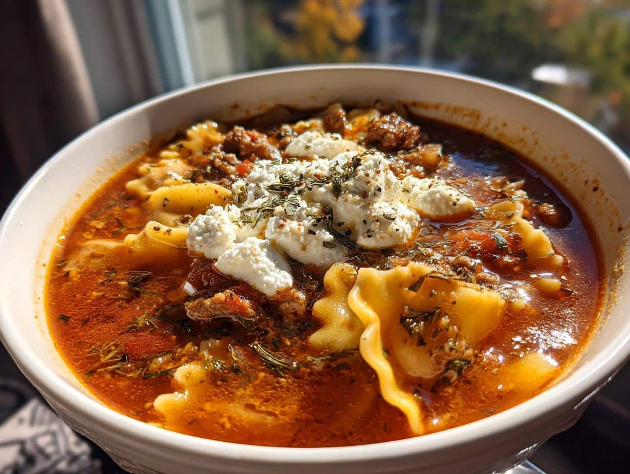 lasagna soup recipe