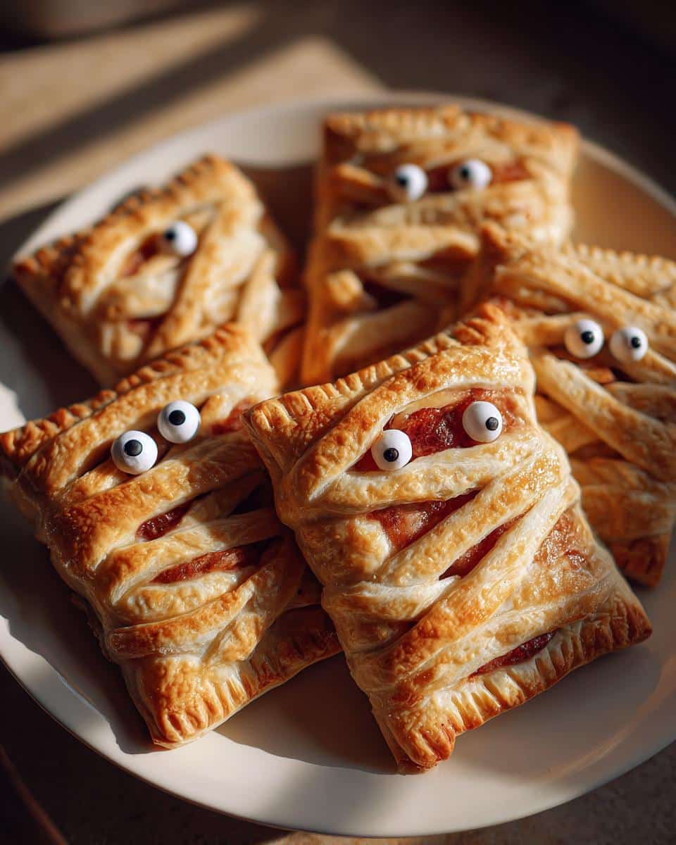 mummy hand pies - detail 1