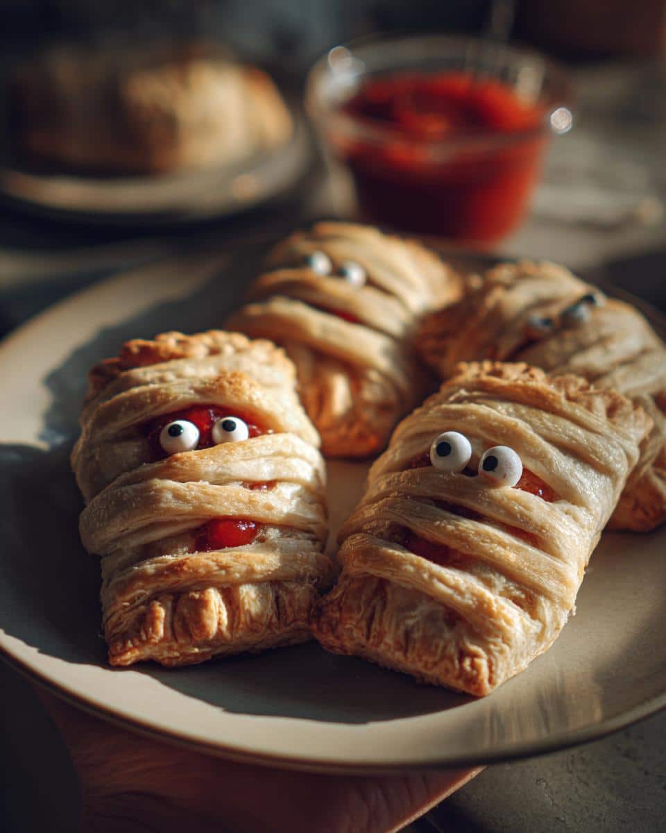 mummy hand pies - detail 2