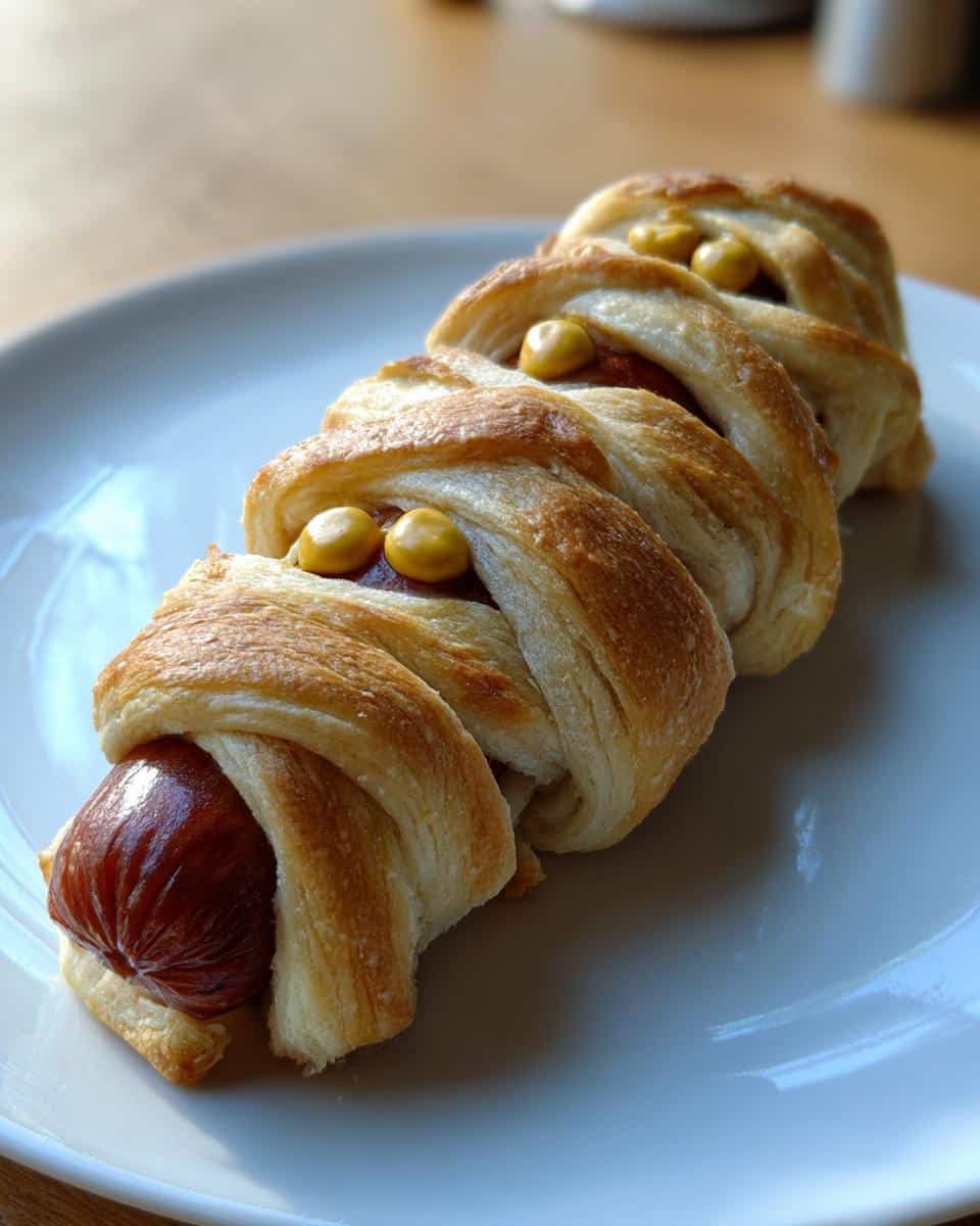 mummy hot dogs - detail 1