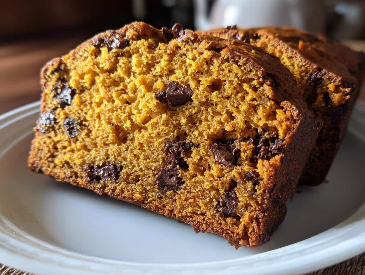 pumpkin chocolate chip bread