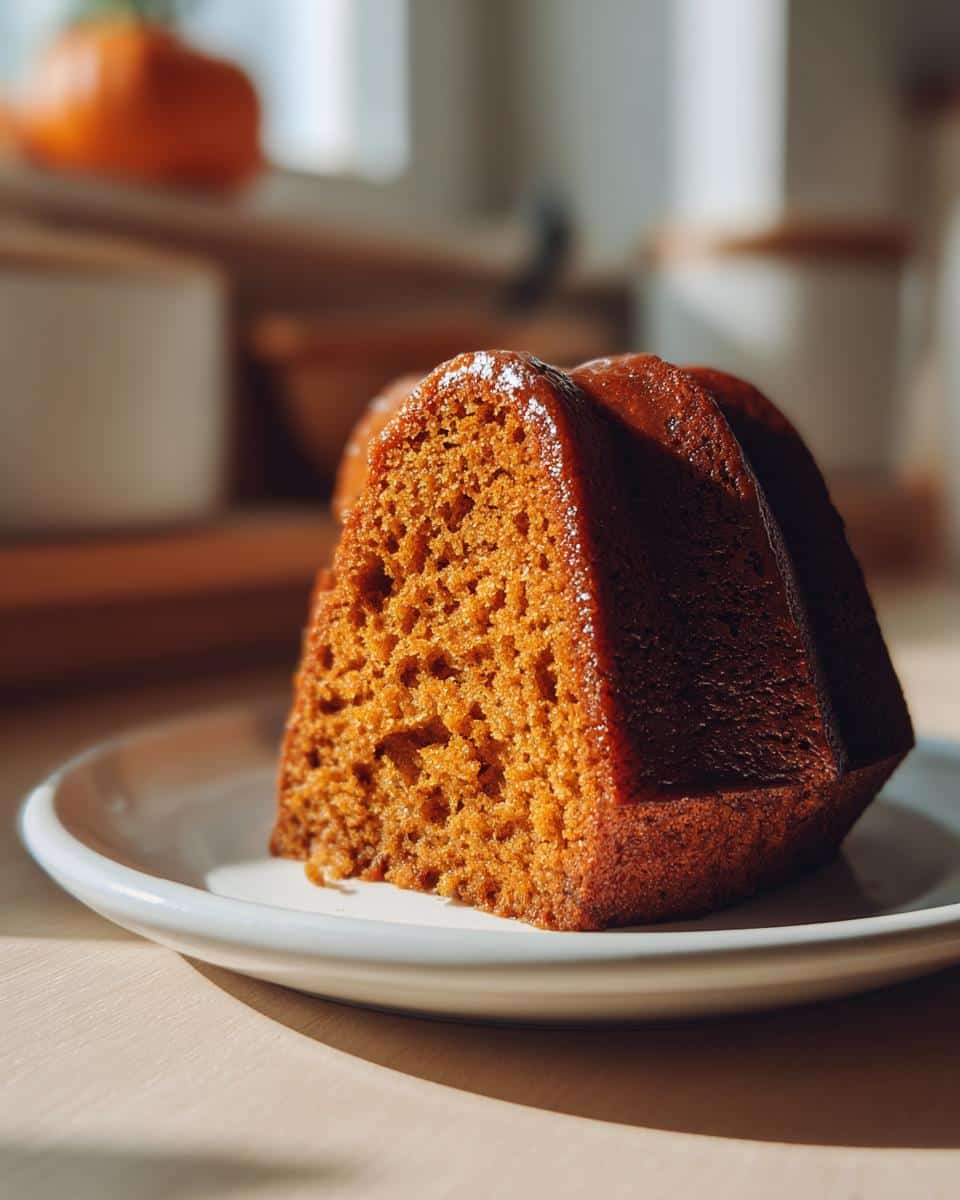 pumpkin espresso bundt cake - detail 3