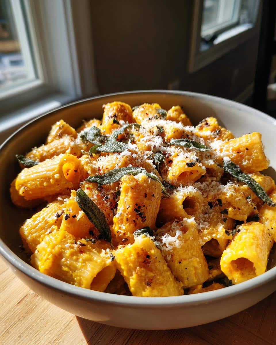 roasted butternut squash pasta - detail 2