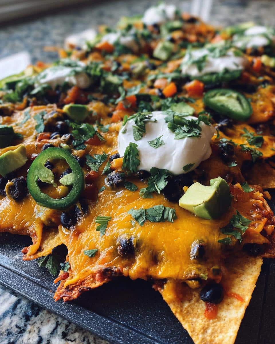 roasted pumpkin nachos - detail 1