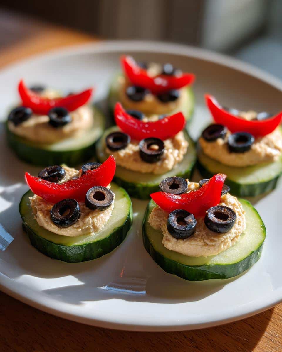 slithering hummus bites - detail 2