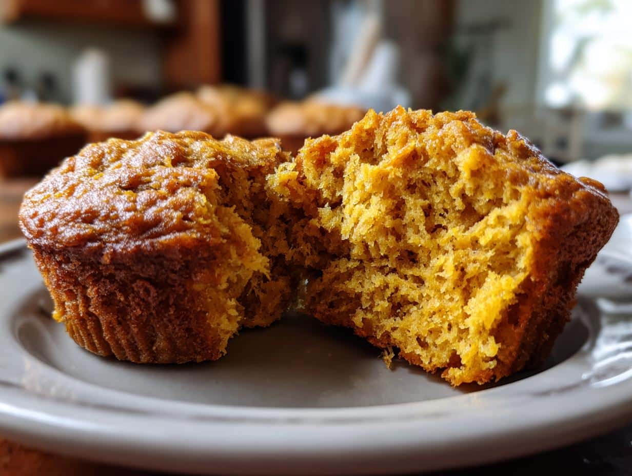 spiced butternut squash muffins