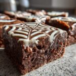 spider web brownies