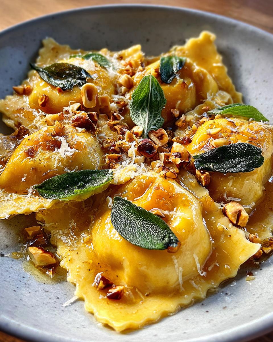 squash & brown butter tortelli - detail 1