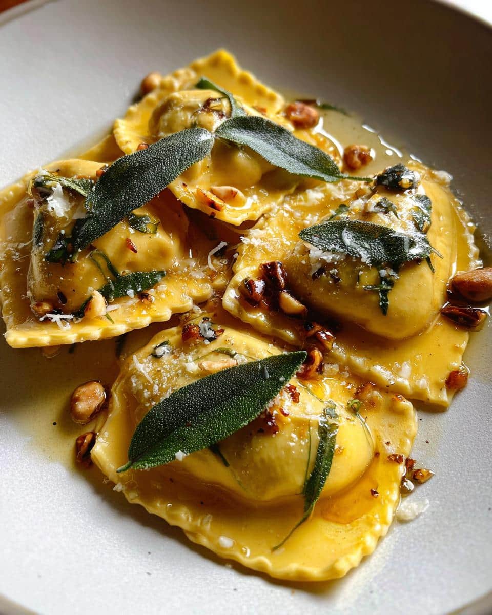 squash & brown butter tortelli - detail 2