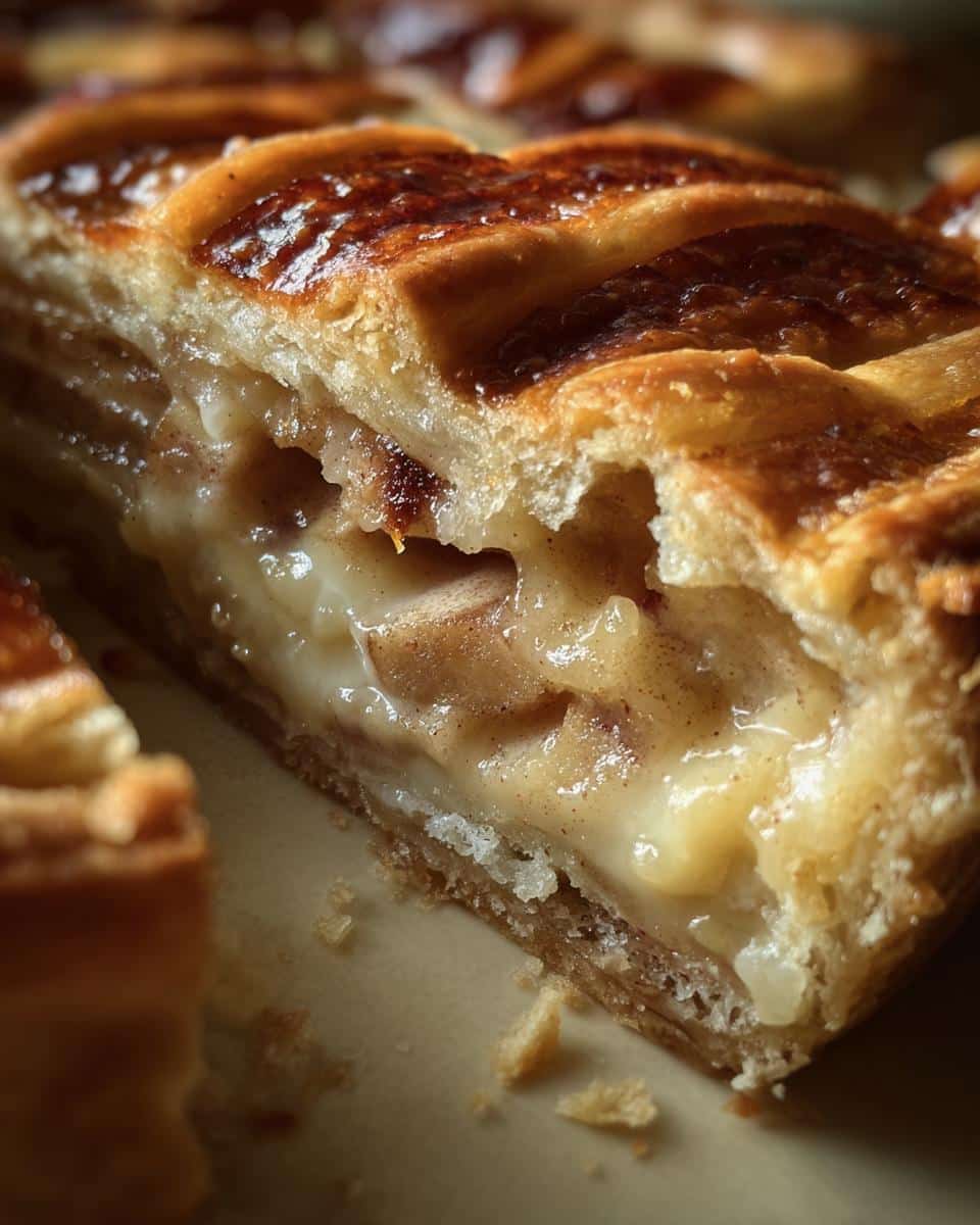 swirled apple tarte - detail 2