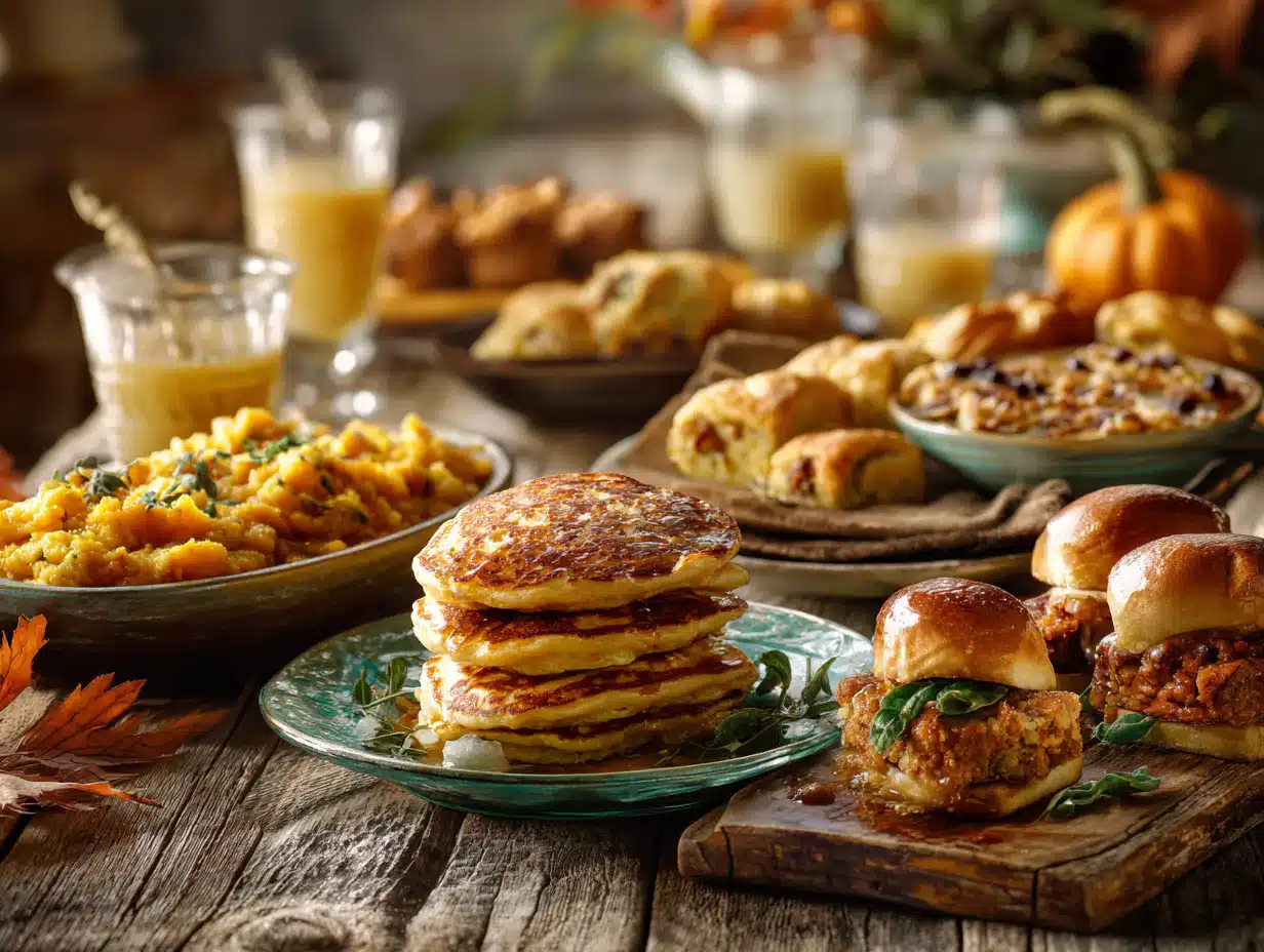 Thanksgiving Brunch Recipes festive spread