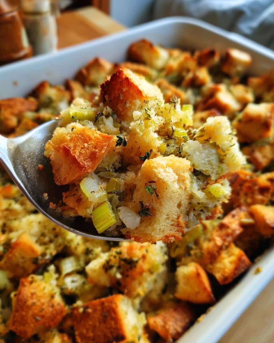 turkey stuffing - detail 2