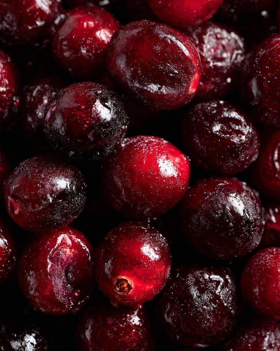 Candied cranberries - detail 2