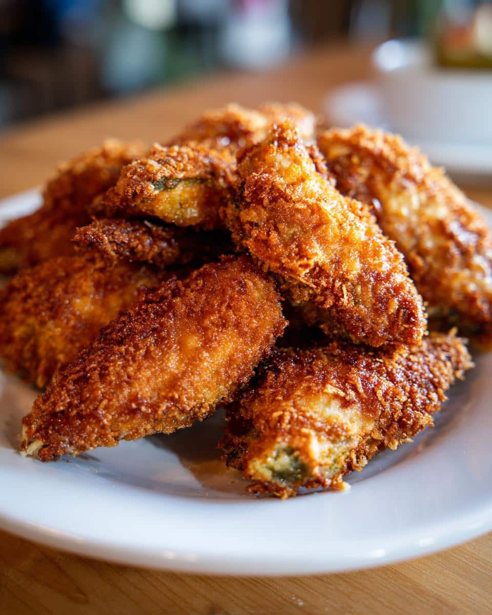 Cheese-wrapped pickles - detail 2