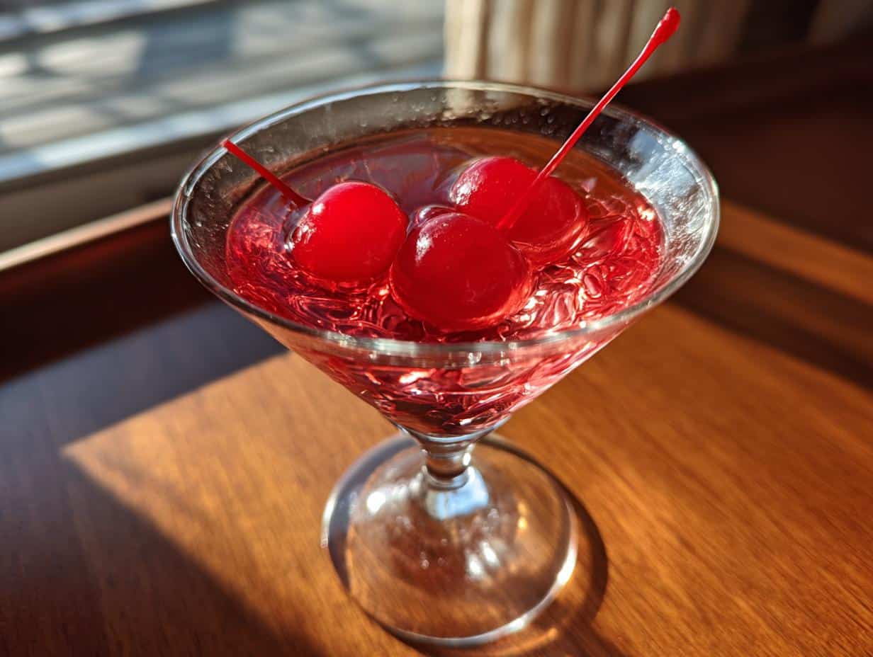 Cherry martini