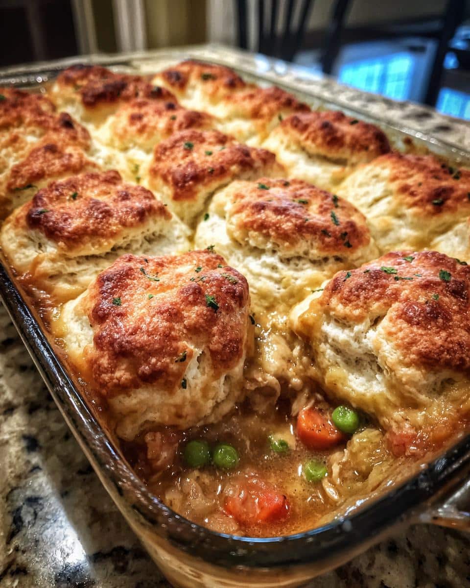 Chicken cobbler - detail 1