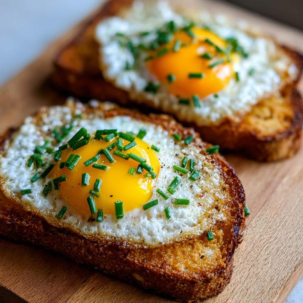 Cloud eggs (Cloud toast)