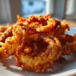 Crispy onion chips