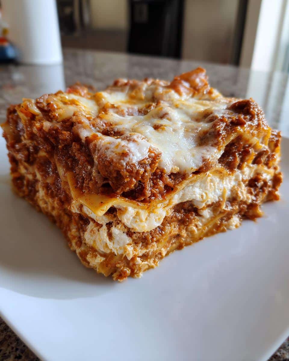 Crockpot lasagna - detail 1