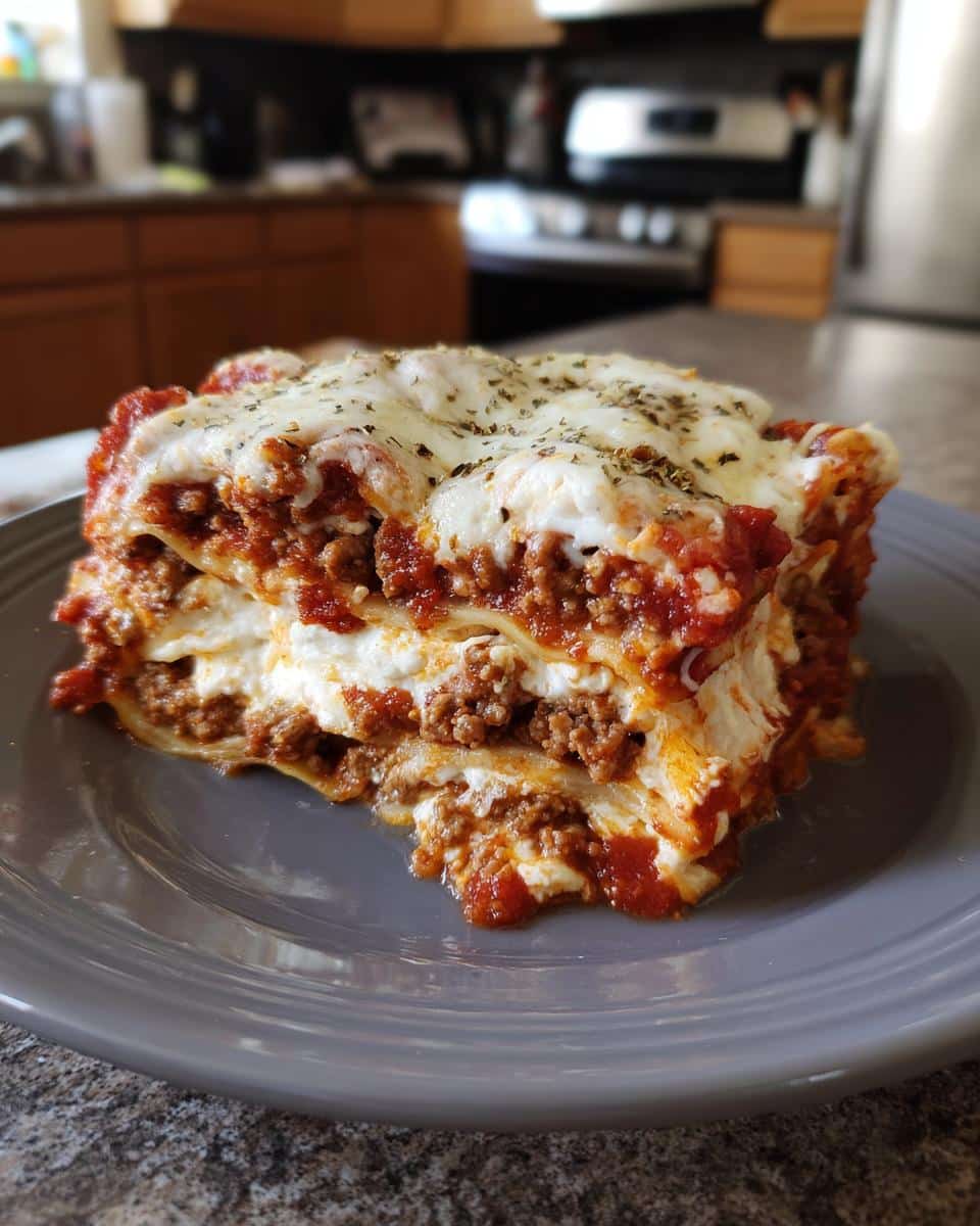 Crockpot lasagna - detail 2