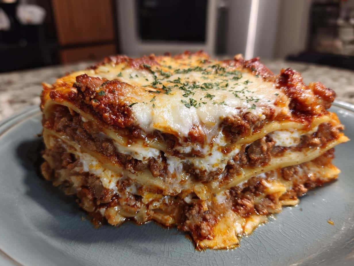 Crockpot lasagna