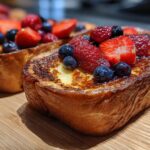 Custard yogurt toast